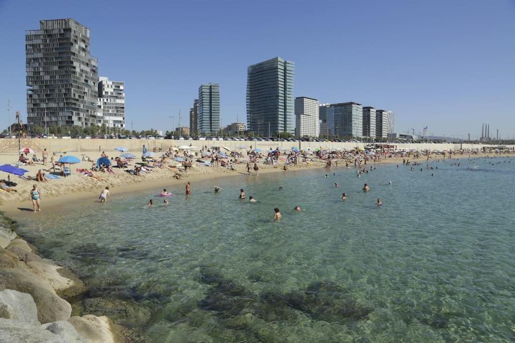 Top Family Forum Barcelona Con Piscina, Parking Y Playa A 5Min Sant Adria de Besos Buitenkant foto